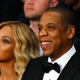 Beyonce Knowles and Jay-Z look on before Miguel Cotto takes on Canelo Alvarez in their middleweight fight on November 21, 2015 in Las Vegas, Nevada.